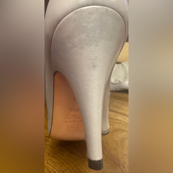 Vintage Chantal Slouch Knee Boots Gray Smooth Leather Women’s Size EU/39.5 US/8 - Picture 16 of 16